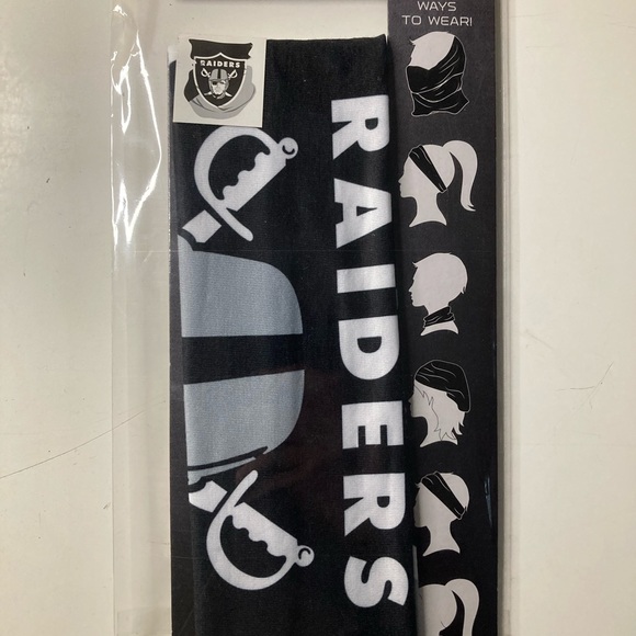 NFL Raiders Gaiter Scarf Mask - Picture 2 of 3